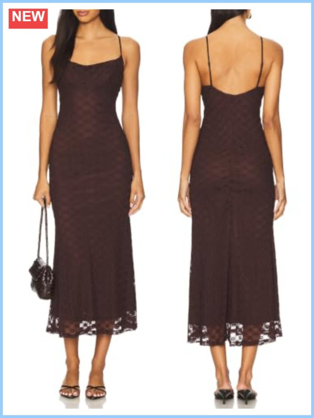 Women Lace Mesh Maxi Dress Backless Mermaid Wedding Guest Dress
